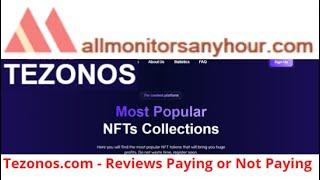 tezonos.com, Reviews Paying Or Not Paying ? & #HYIP daily update, #all hyip monitors 24 hour,