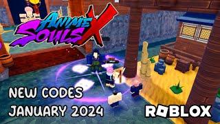 Roblox Anime Souls Simulator X -New Codes January 2024