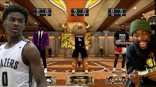 Playing Park w/ Bronny! Hilarious Streaks! NBA 2K20 Park