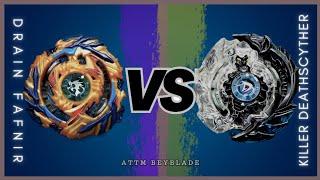 DRAIN FAFNIR.8.Nt vs KILLER DEATHSCYTHER.2V.Hn | ON REAL LIFE BEYBLADE STADIUM