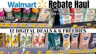 WALMART COUPONING 6/22 | 6 FREEBIES | 12 ALL DIGITAL DEALS | IBOTTA REBATE COUPONING