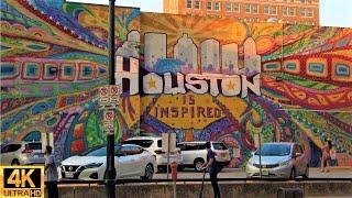Market Square Park Walk | Downtown Houston 4K