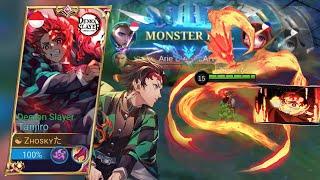 KEGANASAN TANJIRO MEMBUAT SITUASI KEMBALI | MLBB X DEMON SLAYER