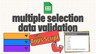 Multiple Selection Data Validation in Google Sheets