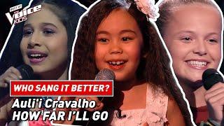 Who sang Disney's "How Far I'll Go" the best?  | The Voice Kids