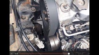 Fiat Ducato 1 2.5d timing belt and water pump replacement