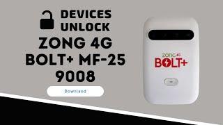 Zong Bolt+ MF25 Dead Recover | 9008 Port  Free Recover | Zong Sim Fix Model