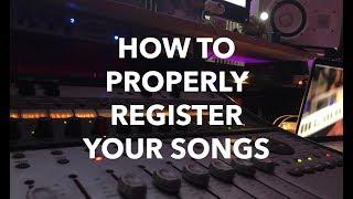 How To Properly Register Your Songs (BMI, ASCAP, SESAC) | Step-By-Step