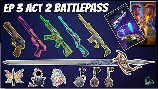 EP 3 ACT 2 BATTLEPASS Skins & Rewards - VALORANT