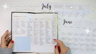 HOW TO MAKE A CALENDAR IN CANVA | HOW TO MAKE A YEARLY PLAN IN GOOGLE DOCS