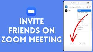 How to Invite Friends on Zoom Meeting (2024) | Zoom Tutorial