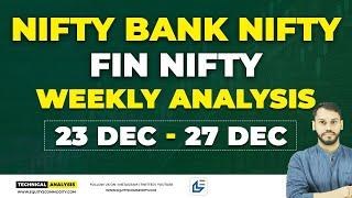 NIFTY PREDICTION TOMORROW| 23 DEC -27 DEC | BANK NIFTY PREDICTION| NIFTY LIVE TRADING | NIFTY WEEKLY