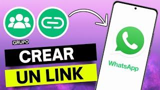 Como CREAR un LINK de Whatsapp para GRUPO 2024 