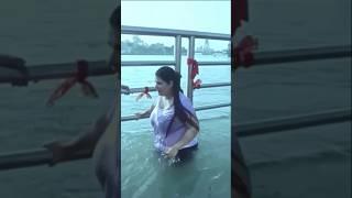 beautiful Girls bathing holy ganga  haridwar #shorts #india #ganga