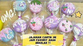 Jajanan Lucu menggemaskan jadi favorit anak sekolah | Oreo pop biskuit coklat stik ide jualan