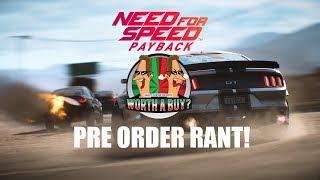 NFS Payback Pre Order Rant - Have some of my Payback