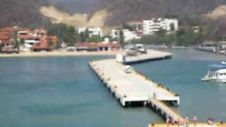 Tsunami tidal surges (Video #8) Chile Earthquake Huatulco Mexico on Island Princess