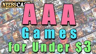 How to get AAA Games for Under $3 .... & Dora is Competing in a Mario Kart Tournament?  (Neebscast)