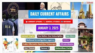 GKToday Current Affairs  3 January, 2025