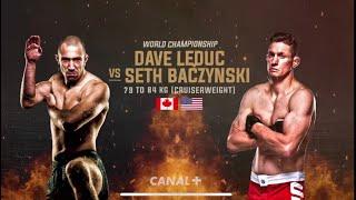 Dave Leduc vs Seth Baczynski FULL FIGHT HD