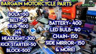 Presyong pang Bargain na Motorcycle Parts / Engine Parts / Accessories as low as 20 Pesos! Mura dito