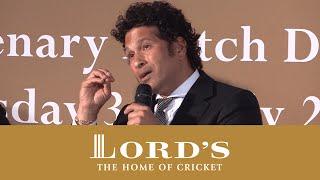 Sachin Tendulkar on Technology and T20  | MCC vs Rest of the World Dinner