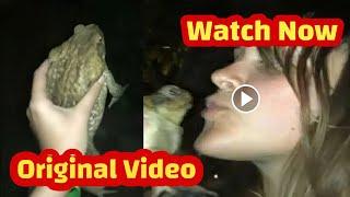 one girl one frog video | one girl one frog viral video | one girl one frog original video