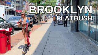 NEW YORK CITY Walking Tour [4K] - BROOKLYN - FLATBUSH