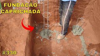 #330- Fundação de estacas, blocos e viga baldrame