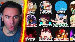 Every Anime Studio Explained in 17 Minutes (REACTION)