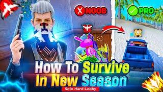 How To Survive In Solo Grandmaster Hard Lobby  | Full Strategy + Tips & Trick Br Rank | Utkarsh FF