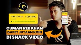 100% Aman ! Cara Cepat Mendapatkan Koin dari Snack Video 2021