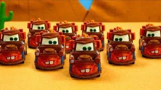 Mater Time Travels? Tow Mater Towing & Salvage Playset Cars Stop Motion Toys Animation Cartoon Movie