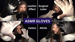 ASMR Gloves (Leather Effect, Surgical Latex, Nitrile, Cotton)