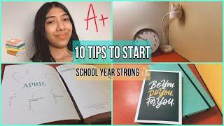 How to Start School Year Strong    | 10 Tips to Prepare for a New School Year 2021 