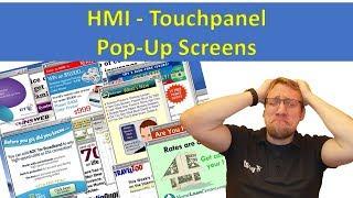 TIA Portal: HMI Pop-up Screens