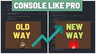 Console Like Pro with THIS awesome VS Code Extension 