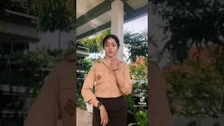 Tiktok remaja cantik tiktok bocil seragam Pramuka