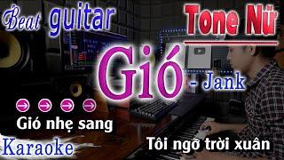 Gió - Karaoke Tone Nữ ( Beat Guitar Pop ) Song Nhiên Karaoke