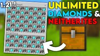 TOP 2 Working DUPLICATION GLITCHES in MInecraft Bedrock 1.21 (MCPE/Xbox/PS4/PC)