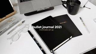 MY 2021 MINIMALIST BULLET JOURNAL SETUP