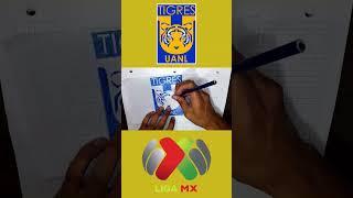 Escudo de Tigres UANL #tigresuanl #ligamx #timelapse #artwork