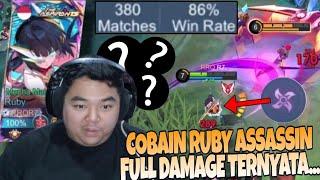 KITA COBAIN RUBY ASSASIN FULL DAMAGE !! TERNYATAAA....!!! WINRATE 86% !! #MLBB