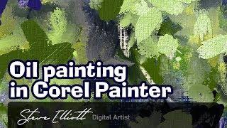 Impressionist oil painting in Corel Painter