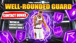 *CONTACT DUNKS* ON A 6'6 WELL ROUNDED GUARD BUILD ON NBA 2K21! BEST GUARD BUILD ON NBA 2K21!