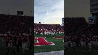 Nebraska football goes to the locker room with a lead over Wisconsin