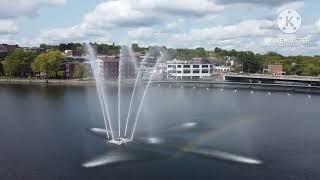 fountain#lake#upview