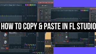 FL Studio 21 How to copy and paste | #flstudiotutorial