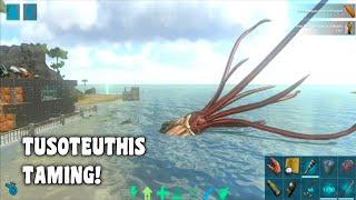 Ark Mobile Taming Tusoteuthis (The Giant Squid) | Ark Mobile Tusoteuthis Ability