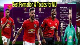 eFootball PES 2021 - Best Formation & Tactics for Manchester United